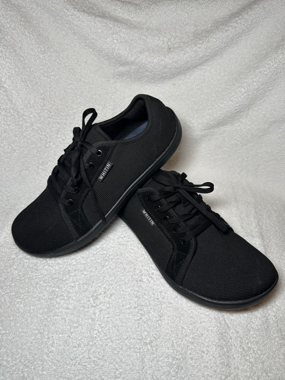 WHITIN Men's Canvas Barefoot Shoes | Wide Toe-Box | Zero-Drop Sole 9.5W